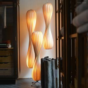 Lampe sur pied LED moderne nordique contemporaine Arcwabi minimaliste avec abat-jour en tissu, base E27, hauteur réglable pour hôtel, salon - Product Image 4