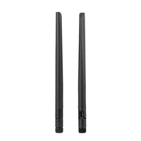 Antenne à lame à polarisation verticale double bande 2.4G 5.8G, antenne pliable en caoutchouc noir, gain 5DBI, connecteur mâle