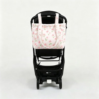 Sac de rangement pour poussette en polyester durable de qualité supérieure OEM avec impression personnalisée, grand espace de rangement pour bébé
