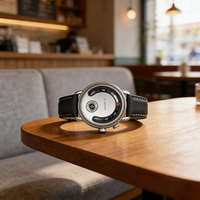 Montre mécanique Gear Train, montre multifonctionnelle pour homme, mouvement à heures sautantes, nouvelle montre mécanique pour homme, montre Gearbox
