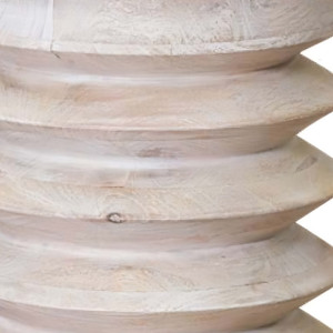 Tavoli consolle eleganti in legno massello da 18 \ "HMS marrone - Product Image 3