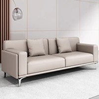 Ensemble de canapés de bureau, table basse moderne de luxe pour réception et salle de réunion, utilisation commerciale, structure en bois, haute élasticité