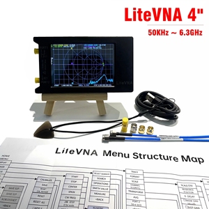 Analyseur de réseau vectoriel LiteVNA 6GHZ 50kHz ~ 6.3GHz avec écran 2.8"/4\", analyseur d'antenne HF <span class=keywords><strong>VHF</strong></span> UHF, mise à jour NanoVNA et SAA2 - Product Image 2