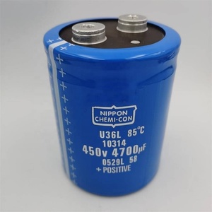 Condensador electrolítico de aluminio U36L 450V 4700UF 75 MM x 95MM <span class=keywords><strong>NIPPON</strong></span> - Product Image 1