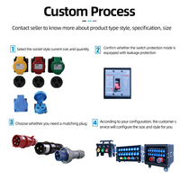 Dj Stage Wedding Light Equipment Sound 16Ch Output Entertainment Power Distro Box With Meter