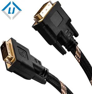 Nhà Máy Giá 2560*1600 <span class=keywords><strong>DVI</strong></span>-<span class=keywords><strong>D</strong></span> Nam Đến Nam Video Cable <span class=keywords><strong>DVI</strong></span> 24 + 1 Kép Liên Kết - Product Image 4