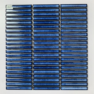 Piastrella a Mosaico in Porcellana Lucida a Strisce Lunghe Effetto Kit Kat per Rivestimenti Bagno, <span class=keywords><strong>Cucina</strong></span>, Pareti Doccia Hotel - Product Image 3