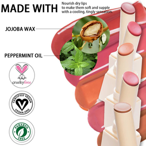 Rouge à lèvres repulpant personnalisé sans cruauté haute brillance pour filles Baume à lèvres non collant - Product Image 4