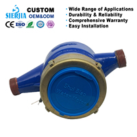 Compteur d'eau multi-jets en laiton de type sec ISO4064 DN15-DN50 IP68 R80/R160 Fileté Personnalisable OEM Usage domestique Marque SRJ 1