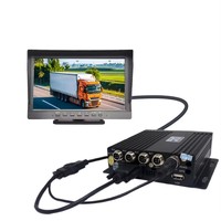 Kit MDVR 4 canaux avec moniteur HD VGA 7 pouces, enregistreur de véhicule 4 canaux 1080P sur carte SD pour camions, chariots élévateurs et bus – Direct Usine