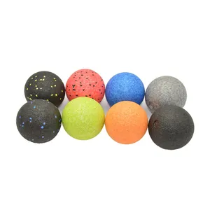 Lacrosse-Mini bolas de masaje de espuma, respetuosas con el medio ambiente, de 10cm, para Yoga, EPP, Fitness