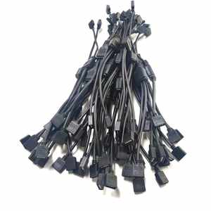 كابل تقسيم ARGB ثلاثي الأسلاك على شكل Y من 1 إلى <span class=keywords><strong>2</strong></span>، مقسم RGB قابل للتحكم بطول 30 سم لإضاءة الكمبيوتر - Product Image 1