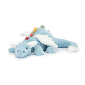 Peluche Dragon des Neiges Arc-en-ciel Sky Dragon Populaire sur Internet, Rembourrage Coton PP, 31-50cm, Cadeau Coussin Amusant - Product Image 5