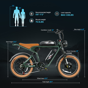 จักรยานไฟฟ้า OEM SAMEBIKE M20-III แบตเตอรี่คู่ 36AH มอเตอร์กำลังสูง ยางใหญ่ 20*4.0 นิ้ว รุ่น M20-III โช้คอัพหน้าคู่ - Product Image 3