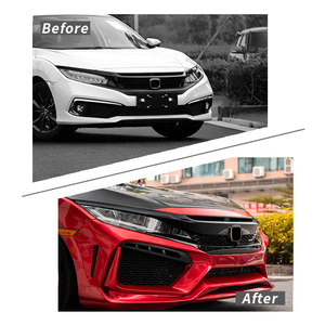 กันชนรถยนต์พร้อมกระจังหน้าสำหรับ Honda <span class=keywords><strong>Civic</strong></span> หุ่นยนต์ดัดแปลงชุดบอดี้คิทอุท16-20รุ่นที่สิบ - Product Image 3