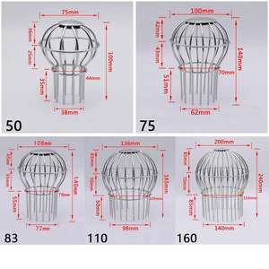 Seau à <span class=keywords><strong>eau</strong></span> <span class=keywords><strong>de</strong></span> <span class=keywords><strong>pluie</strong></span> en acier inoxydable, gouttière, Drain <span class=keywords><strong>de</strong></span> sol, couvercle <span class=keywords><strong>de</strong></span> filet filtrant pour la maison, le jardin - Product Image 2