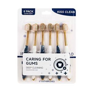 Kiss Clean Cepillo de <span class=keywords><strong>dientes</strong></span> suave para el cuidado bucal diario Cómoda limpieza profunda con características de cuidado de encías - Product Image 4