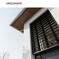 Panneau de persienne moderne en alliage d'aluminium à lames réglables, écologique, léger, durable, pour ventilation extérieure et intérieure