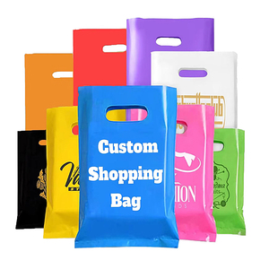 Sacs en PE à soufflet latéral avec logo personnalisé en gros - Emballage durable pour vêtements et chaussures, sac en <span class=keywords><strong>plastique</strong></span> pour cadeaux et achats - Product Image 2