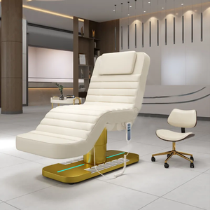 Win Adjustable Foldable Milking Chair Electric Cosmetic Table Luxury Portable Facial Tattoo Beauty Table ElectricLash Bed - Product Image 1