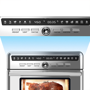 Appareils de cuisine 25L 1800W Friteuse à air électrique Four à <span class=keywords><strong>pizza</strong></span> à convection de comptoir avec <span class=keywords><strong>4</strong></span> accessoires - Product Image 5