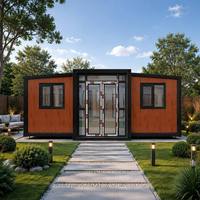 Maison conteneur modulaire préfabriquée haut de gamme extensible 20ft 40ft, entrepôt mobile moderne pliable de luxe, mini-maison