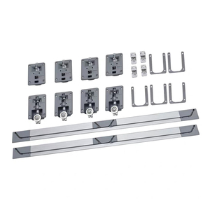 Tủ quần áo nhựa RUNNERS theo dõi Kim Loại Nhà Bếp Heavy Duty cổng cho bánh xe ròng rọc đồ nội thất phụ kiện TV Tủ cửa trượt con lăn - Product Image 5