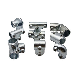 Abrazadera de tubo de acero maleable <span class=keywords><strong>HULK</strong></span>, conexión hembra tipo llave para muebles DIY - Product Image 6