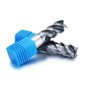 Zhy Solid Carbide 4 Flute Persegi End Mill dengan Variabel Helix untuk Mengisolasi Getaran untuk Memotong Stainless Steel