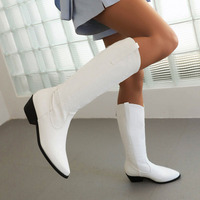 Vente en gros directe d'usine, bottes grandes tailles, bottes hautes pour femmes, bottes à bout pointu, bottes de haute qualité, talons pour femmes