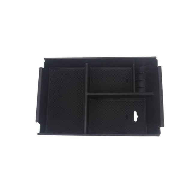 Center Console Armrest Organizer Tray Fits 09-14 for Ford for F-150 Lid Armrest Organizer Black