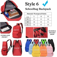 Sac à dos décontracté écologique et imperméable pour l'école, le travail, les ordinateurs portables, pour filles, garçons et adolescents