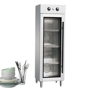 Armoire de désinfection à double porte en acier inoxydable 304 avec stérilisation UV-C et ozone, intérieur anticorrosion pour vaisselle en céramique - Product Image 1