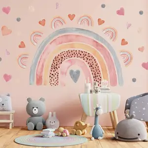 Adesivi <span class=keywords><strong>murali</strong></span> personalizzati rimovibili per la camera da letto della ragazza 3d decalcomanie per la decorazione della casa per la stanza dei bambini - Product Image 5