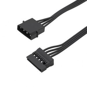 Molex-<span class=keywords><strong>adaptador</strong></span> IDE de 1 <span class=keywords><strong>a</strong></span> 1, 4 pines, macho <span class=keywords><strong>a</strong></span> 15 Pines, convertidor de corriente SATA, Cable de <span class=keywords><strong>disco</strong></span> <span class=keywords><strong>duro</strong></span> HDD SSD, Cable de extensión de alimentación de 22cm - Product Image 3