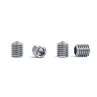 Baut Titanium GR5 M8*10mm Berkualitas Tinggi, Kepala Datar, Sekrup Soket Hex, Harga Pabrik, Ujung Kerucut, Baut Ulir Penuh