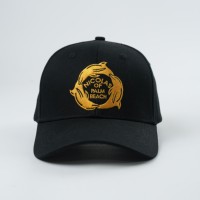 Groothandel Custom 6 Panel Sport Klassiekers Vader Hoed Hoge Kwaliteit Borduurwerk Logo Zwart Katoen Gorras Heren Vrouwen Baseball Cap