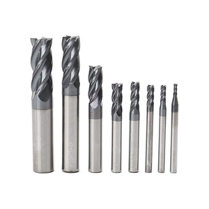 HRC 45/55/60/65 Parallel Shank Solid <strong>Tungsten</strong> Carbide CNC <strong>End</strong> Milling Cutter for Metal - Product Image 1