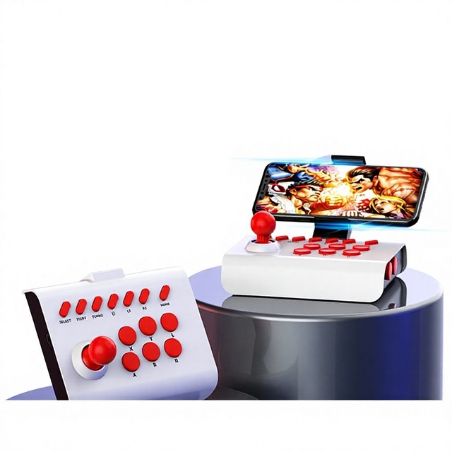 Y01 Mini Arcade Game Console Joystick for TYPE-C Supports Android/iOS/Switch; Wireless Gaming Controller for Games