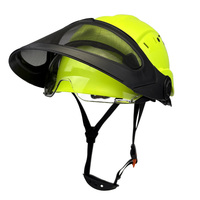 Casque de sécurité innovant ANT5PPE ANSI EN397 avec double écran facial, visière transparente, protection en maille et protège-oreilles