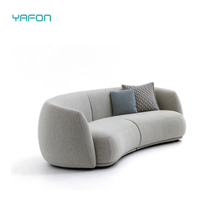 Custom Velvet Furniture Cashmere Modern Lounge <b>Suite</b> Modular Set Cashew Couch Cashew - Product Image 4