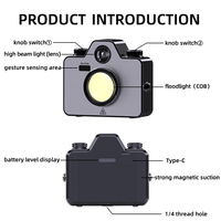Nouveau produit Lanterne LED portable Équipement de camping essentiel pour le camping en plein air Lampes de poche d'urgence blanches pour les pannes de courant