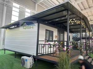 บ้านสำเร็จรูปคุณภาพสูง ห้องสวนสำเร็จรูป หลังคาแบน บ้านคอนเทนเนอร์แบบขยายได้ - Product Image 3