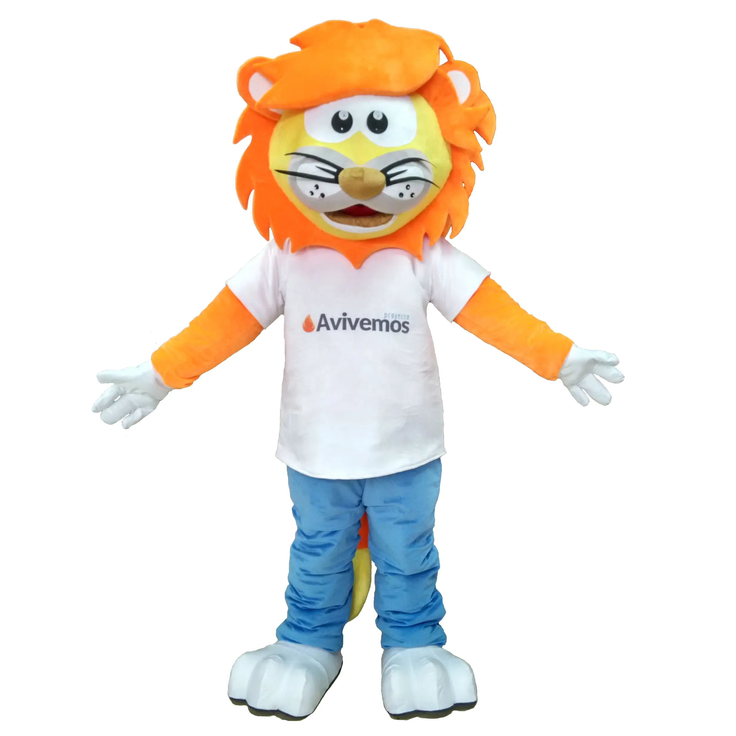 2019 china fabricação profissional de pelúcia leão personalizado traje de mascote