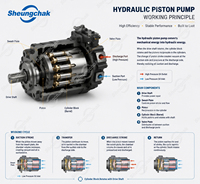 Pompe à piston hydraulique haute pression A10VSO71 pour hydraulique de voiture Lowrider, remplacement pour la série Rexroth