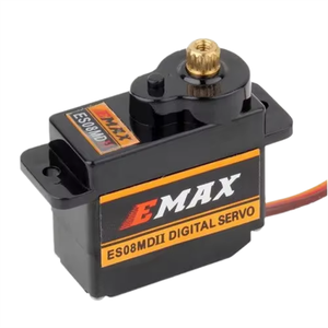 Emax Es08mdii Original, Métal, Numérique, 13g, Étanche, avec Engrenages, Utilisé pour les Accessoires de Voiture RC, <span class=keywords><strong>Hélicoptère</strong></span>, Bateau, <span class=keywords><strong>Avion</strong></span> - Product Image 1