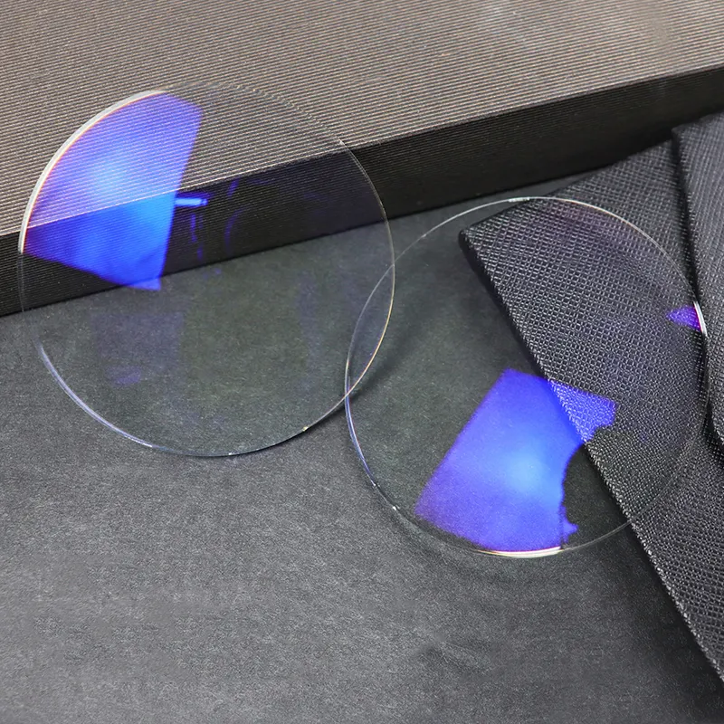 Lente ottica asferica del blocco blu della lente ottica asferica della fabbrica di Danyang 1.56 Anti lente ottica della luce blu del raggio blu con il campione libero