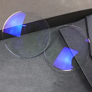 Danyang 공장 비구면 광학 렌즈 1.56 블루 블록 안티 블루 라이트 광학 렌즈 블루 레이 컷 광학 렌즈 무료 샘플