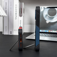 Warmteafvoerende magnetische telefoonhoes voor iPhone 18 17 16 Pro Max met ingebouwde verborgen standaard, antislip, schokbestendig TPU PC hoesje