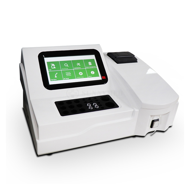 SY-B143I Veterinary Instruments Biochemistry Analyzer Medical Device Semi Automatic Blood Chemistry Analyzer
